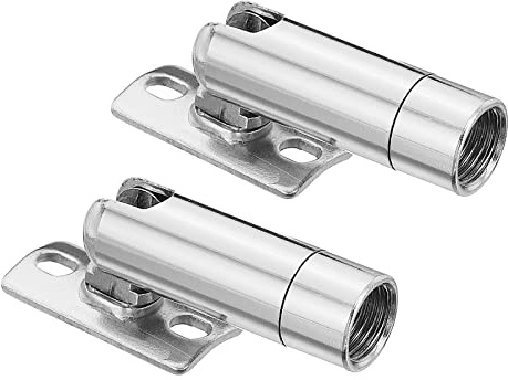 PATIKIL Sloped Ceiling Light Adapter, 2 Pack 180/350 Degree M10 Female Thread with Base Chandeliers Pendant Lighting Adapter, Chrome