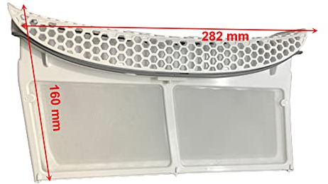 JCSPARES® - Cassetto Filtro lanugine pelucchi compatibile con Asciugatrice Candy Hoover Zerowatt