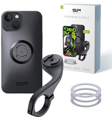SP CONNECT Road Bike Bundle | SPC+ | für iPhone 14/13 | Handyhalter für Road Bike| Fahrrad Handy Halterung Gadget