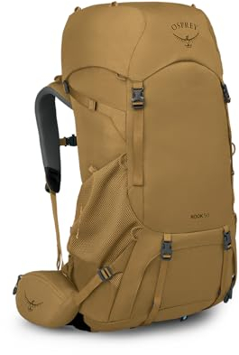 Osprey Rook Herren Rucksack, 65L, Histosol Brown/Rhino Grey, O/S