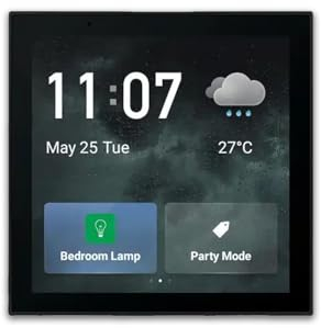 Luxus-Time Digitales WiFi Raumthermostat Heizungsthermostat Modul externen Sensor Thermostat Fußbodenheizung programmierbar Tuya App Alexa Google HTWI (Tuya Touch Monitor Steuerbildschirm)