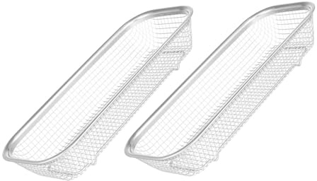 Panier de Lave-vaisselle en Acier Inoxydable Argenté 2 Pièces | Panier Couverts Lave Vaisselle, Panier de Cuisson en Acier Inoxydable, Pièces de Lave-vaisselle