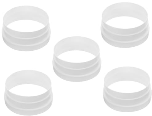 HOMSFOU 5stücke Küchenabzugshaube Anschlussadapter Reduzierstück Für Abluftschläuche Duct Connector Für Lüftungssysteme Einfache Diy-installation Kompatibel Öl-freie Verbindung