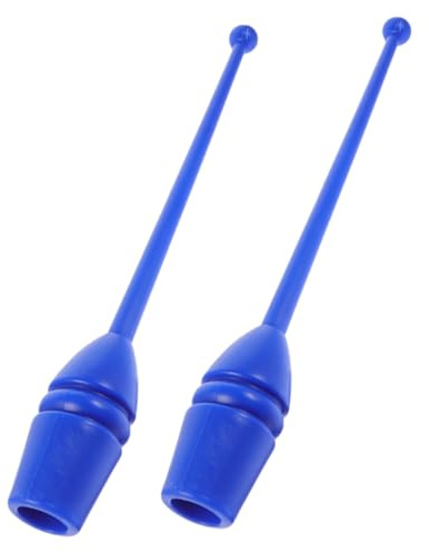 KITANDOVE de Gymnastique Artistique 35 cm en Plastique Bleu de Gymnastique Rythmique Clubs Outil d'entraînement