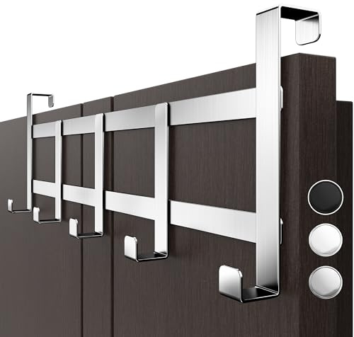 Menz Dörrgarderob 20 mm – dörrkrokslist för upphängning budget – rostfritt stål
