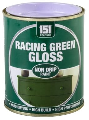 PEBBLE HUG Racing Green Non-Drip Gloss Paint, Quick Drying, Easy to Apply, Perfect for Use on Wood, Metal, DIY Projects, Suitable for Interior and Exterior Use, 300ml, (1 Pcs)
