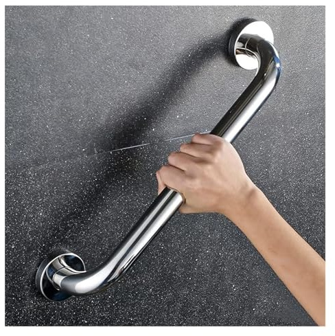 Baño para Agarraderas Pasamanos de acero inoxidable pulido 304 for montaje en pared, soporte de ducha, bañera, pasamanos antideslizante