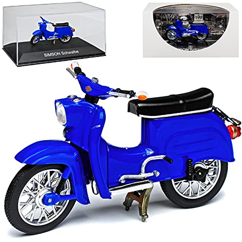 Simson Schwalbe KR51 Blau 1964-1986 DDR 1/24 Ixo Modell Motorrad