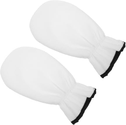 Mobestech Verdickte Spa Handschuhe aus Polyester und Flanell mit Ätherischen Ölen Wiederverwendbare Handmaske für Trockene Haut bei Salonbehandlungen