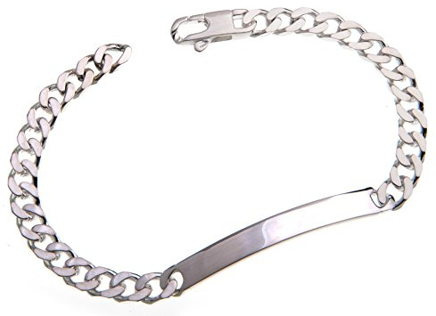 Gravurarmband 5,5mm breit, inklusive Gravur - 925 Silber, Länge wählbar 16-25cm