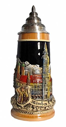 KING Bierkrug München Seidel 0,5 Liter Bierseidel