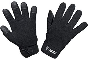 JAKO Unisex Feldspielerhandschuhe Fleece, Schwarz, 11