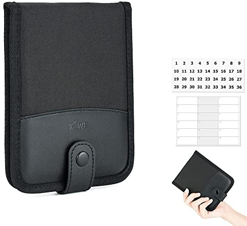 KIWIFOTOS Funda suave para tarjetas de memoria con 18 ranuras para tarjetas SD SDHX SDXC MicroSD TF NS (Nintendo Switch), color negro