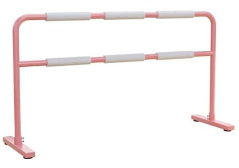 HamoM Ballettstange Heimtanzstudio, Fitnessstudio, Ballettstange, Mobile Stahlverlängerungs-Fitnessstange, 3 Farboptionen (Color : Pink, Size : 1m/3.3FT)