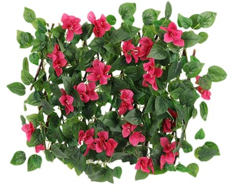 Siepe Artificiale, Foglia Di Edera, Recinzione Da Giardino, Rotolo, Schermo For La Privacy, Pannelli Murali Esterni For Piante Verdi, Traliccio Retrattile Di Fiori Finti For Balcone, Giardino, Patio(H