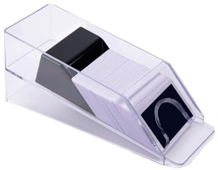 Croupier de Cartes – Distributeur de Cartes de Chaussures de Blackjack | Revendeur de Cartes à Jouer réutilisables à 4/6 Jeux | Distributeur de Cartes pour Blackjack et Poker | Fonction Pratique pour