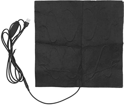 Heizkissen, Heizkissen für das Rücken Schneller Erwärmen 30 X 30 Cm Einstellbarer Temperatur USB -angetriebenes Schulterheizkissen mit Temperaturregler für den Gebrauch von Zuhause und Büro