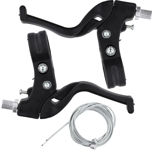 Ziyonix 2 Pcs Maneta Freno Bicicleta, Aluminio Niño Manilla Palanca con 2 Accesorios de Freno, para Infantil & Normal Bicicleta