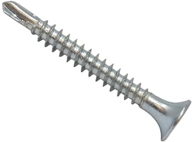 Forgefix Drywall Screw Phillips Bugle Head FT ZP 3.5 x 42mm Box 1000, zinc plated finish for increased durability. The screws come complete with a Phillips No.2 insert bit.