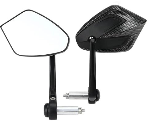 Specchietti Moto Specchietti Per Moto Specchietti Laterali Per Estremità Manubrio Per Moto Specchietto Retrovisore Per Moto Scooter ATV Dirt Bike Accessori Moto