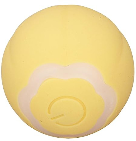 Asixxsix Interaktiven Katzenspielegug, Intelligenter 360 Grad Selbstdrehender Katzenball, Automatische Hindernisvermeidung USB Wiedenerafladbar 2 Modi Aktiver Rollender Ball MIT LED LICHT (Neutrale