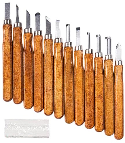 Juego De Herramientas Para Tallar Madera Cinceles De Acero Al Carbono