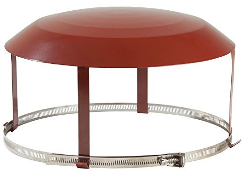 Chimney Pot Cap Capping Vent Cowl Colt Econolid disused Chimney. Strap Fix