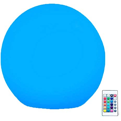 LED Leuchtkugel Stimmungslicht,KINGCOO Wasserdicht Schwimmdock Nachladbare Nachttischlampe,Lichtwürfel Tabelle Mood Licht Anzüge Innendekoration (12CM/4.7''Ball)