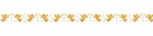 Ursus 59080014 - Masking Tape, Weihhnachsengel, Gold, Klebeband aus Papier, ca. 15 mm x 10 m, teilweise einseitig Bedruckt und veredelt, lösungsmittel und säurefrei, ideal für Scrapbooking