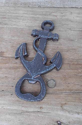 Flaschenöffner Kapselheber Anker schweres Gusseisen maritimes Geschenk