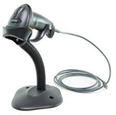 Symbol Zebra LS2208 Corded Handheld Standard Range Laser Barcode Scanner, Twilight Black (LS2208-SR20007R) (Renewed)