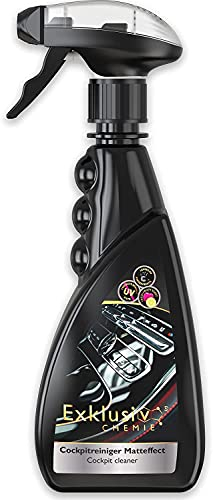 Exklusiv Chemie® Detergente per pozzetti Effetto opaco | Auto per la cura della cabina di guida | Pulisce e cura il cruscotto e le superfici in plastica | Interni per la cura dell'auto | 500 ml