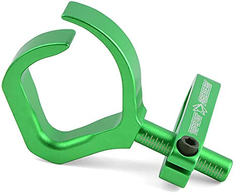 SHARROW Bogenschießen Bowfishing Pfeilauflage Aluminium Fischpfeilauflage für Recurve Compound Bogen (Grün)
