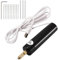 Faderr Mini perceuse électrique à main 0,7 à 1,2 mm pour résine, perceuse électrique USB pour la fabrication de bijoux, kit d'étau électrique avec 13 forets (noir)