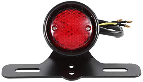 Yctze Fanale Posteriore Moto Scrambler - Stop Posteriore Moto Coda Del Moto Led Retro Rosso Coda Posteriore Freno Luce Di Arresto Della Lampada Per Adatto Per/Adatto Per A9A881