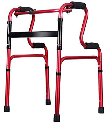 Confíe en el Andador para Personas Mayores Andador Plegable con Ruedas, aleación de Aluminio Liviana Movilidad Ajustable Ayuda para Caminar para Ancianos, discapacitados, Antideslizante Comfortable