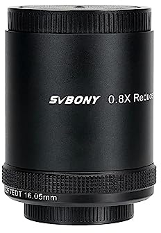 SVBONY SV209 Field Flattener, 0,8-facher Fokusreduzierer, korrigiert die Feldkrümmung und EIN breiteres Sichtfeld, Teleskopzubehör für SV550 122 mm APO Refraktor Teleskop