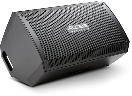 Alesis Strike Amp 12 MK2-2500W Drum Amp Speaker for Electric Drum Kit With Bluetooth, 12 Woofer, HPF EQ and Ground-Lift Switch