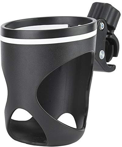 Leapiture Outdoor Bike Water Bottle Holder Bike Cup Holder Cage Cycling Accessory Detachable Clip Black for Mounting on 2-4.5cm Diameter Pipe