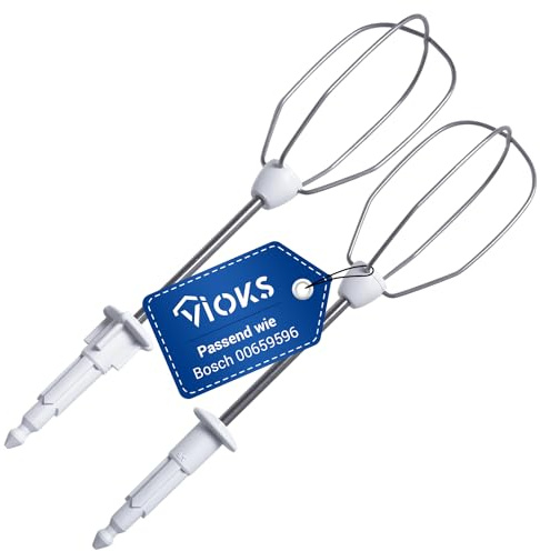 VIOKS Visp visp set till höger vänster ersättning för Bosch Siеmens 659596 00659596 omrörare för handmixer – omrörningsstavar för handmixer CleverMixx MFQ3010 MFQ3020 MFQ3030 GB myMix MQ95010N