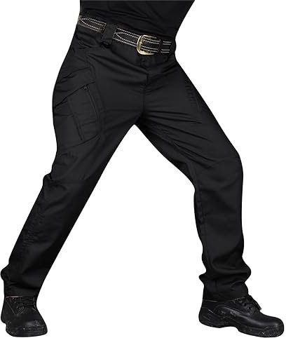 SRZYMJ Cargohose Herren Arbeitslatzhose Herren Kurze Hose Herren Stretch 4XL Dünne Hose Herren Herrn Jeans Skiunterhose Herren Lang Schwarz Hosen Herren Hose Herren 4XL