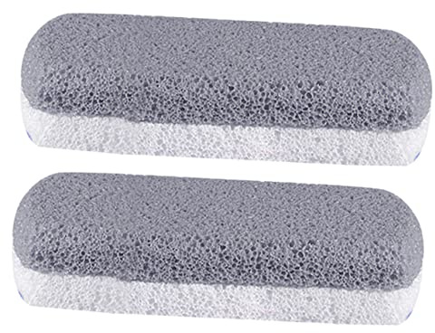 Piedra Pómez para Pies de Espuma de Vidrio 2 Piezas | Lima Exfoliante para Pies, Elimina Piel Muerta, Diseño Ergonómico, Uso de Pedicura Profesional