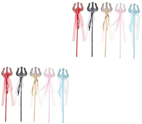 VICASKY 10stücke Teiliges Glitzernde Feenstäbe Für Mädchen Dekorative Halloween-kostüm Accessoires Für Mädchen Für Partys Verkleidung Und Cosplay