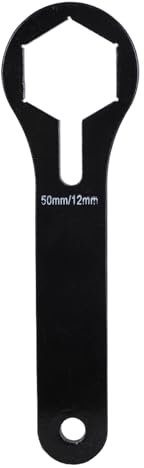 Mirweon Clé à capuchons de fourche de moto à double chambre pour moto de 49 mm, 50 mm, 46 mm, 8 points, outil de haute durabilité