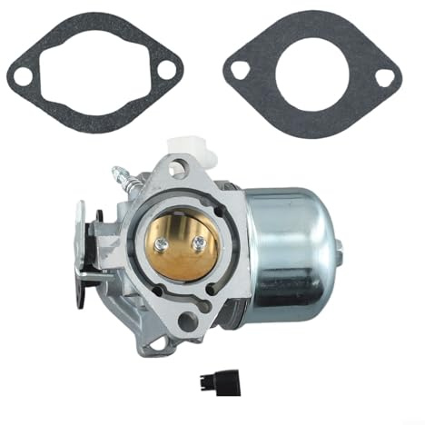 Kit de carburateur pour tondeuse à gazon 12,5 CV compatible avec moteur LMT 5-4993 498888 799728 Briggs Stratton - Pièce de rechange en métal facile à installer pour de meilleures performances