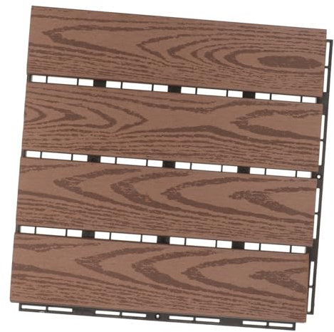 NUOBESTY Piastrelle Ad Incastro Per Terrazze Piastrelle Per Esterni Per Patio Per Balconi Pavimento Ad Incastro Per Giardino