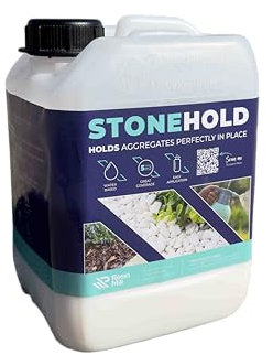 STONEHOLD - Resin Mill 5-8m2 Premium Gravel Binder for Stones, Bark & Mulch. Non-Toxic, Ready to Use, Long-Lasting Garden Fix for Borders, Paths & Beds.