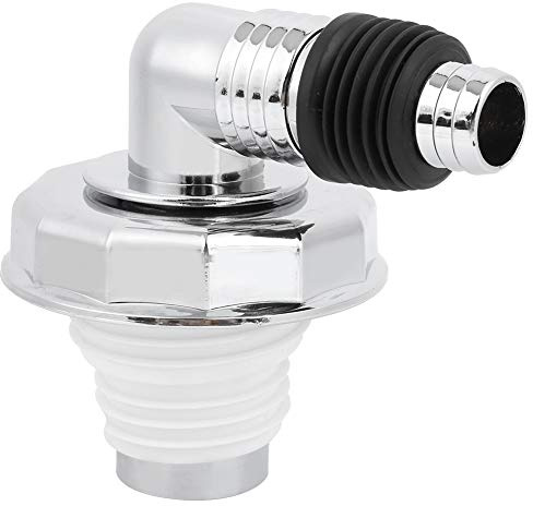 Cufaee Joix de vidange du Sol, PVC Chromeplate Scellant Connecteur de Drainage de Sol, Doudeur de Douche Président de débit de Dos pour la Plupart des Machines à Laver Drain au Sol
