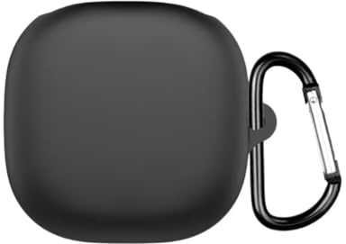 FTRONGRT Cover Compatibile con Shokz OpenFit 2+ T921, Silicone Morbido, Antigraffio, Bluetooth Scatola per Cuffie Custodia Protettiva.Nero