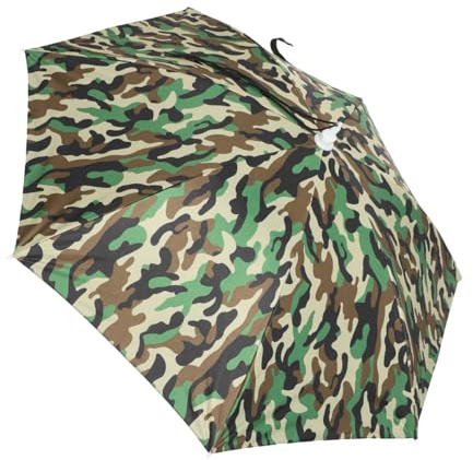 ifundom Chapeau Parapluie Pliable Adulte Protection Solaire et Pluie pour Jardinage Extérieur Portable et